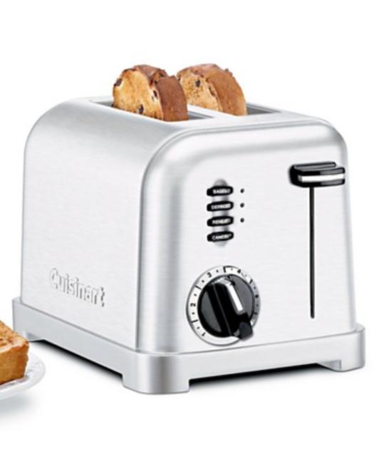Cuisinart CPT-160 Toaster, 2-Slice Classic Brushed Chrome