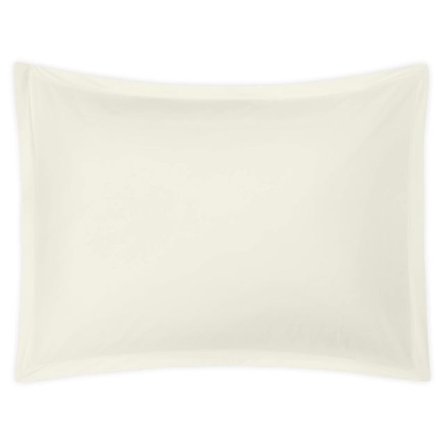 Ceylon Satin Stitch Sham in Ivory | Matouk Luxury Linens