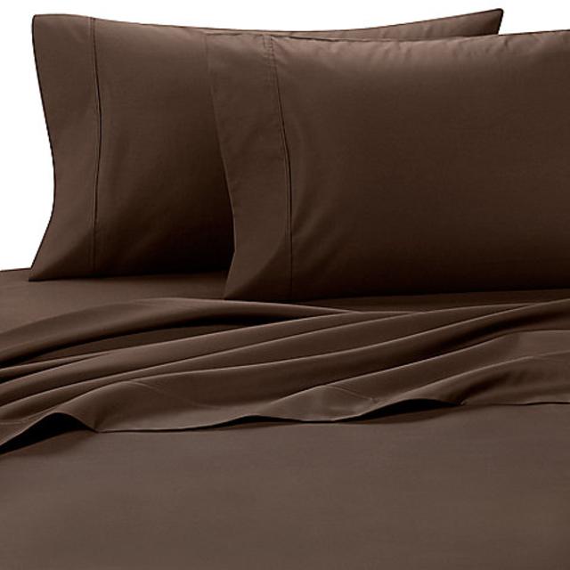 Palais Royale™ 630 Thread Count Standard Pillowcases in Brown (Set of 2)