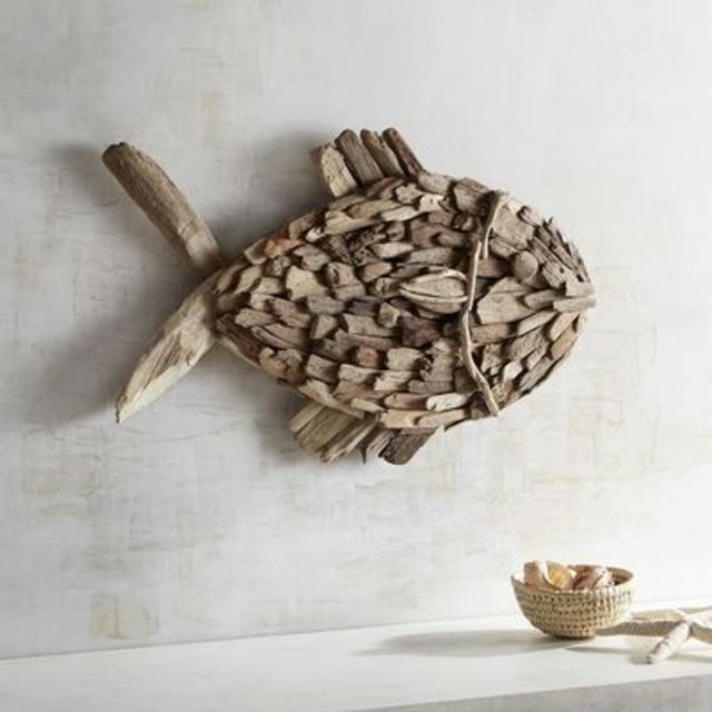 Driftwood Fish Wall Decor
