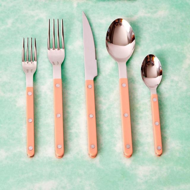 Bistrot uni mat, Nude Pink (5pc Flatware Set)