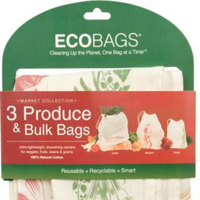 ECOBAGS Set of 3 Reusable Produce & Bulk Bags