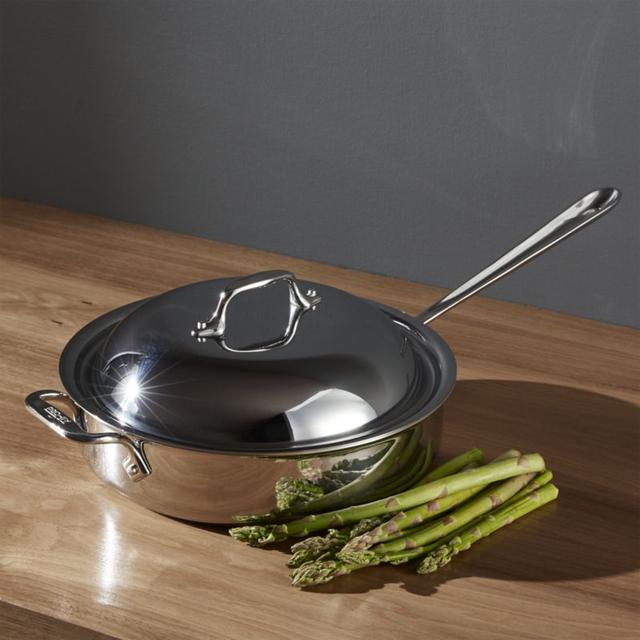 All-Clad ® Stainless 4 qt. Sauté Pan with Domed Lid