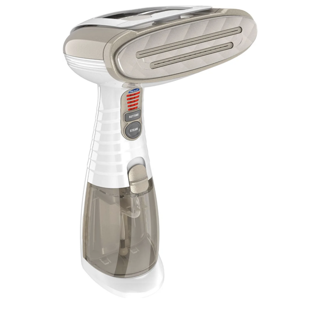 Conair Steamer for Clothes, Turbo ExtremeSteam Handheld Fabric Steamer, Amazon Exclusive - White/Champagne