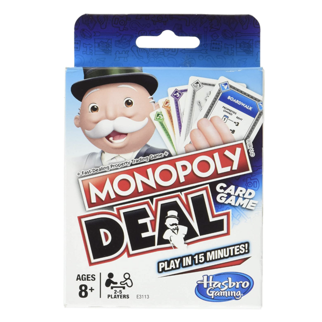 MONOPOLY Deal Card Game, Quick-Playing Card Game for 2-5 Players, Game for Families and Kids Ages 8 and Up