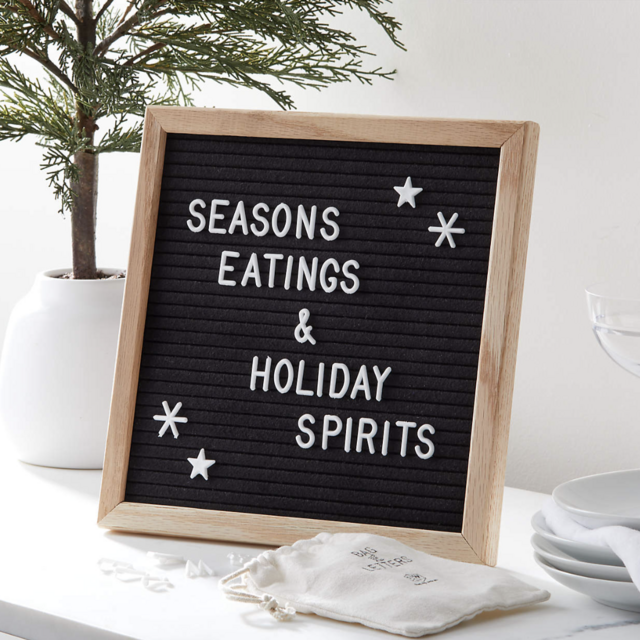 Framed Felt Letter Board