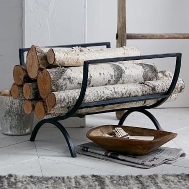 Rings Fireplace Log Holder
