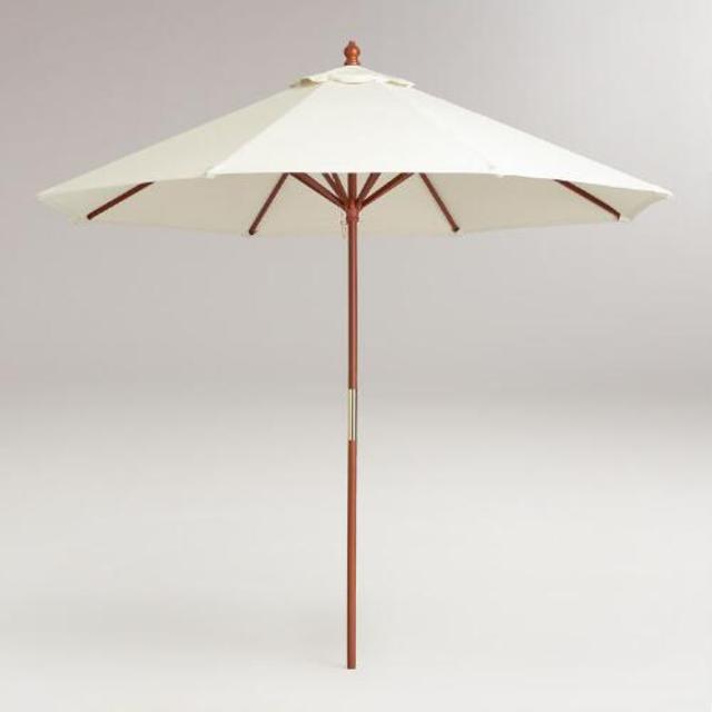 Brown 9 ft Umbrella Frame and Pole