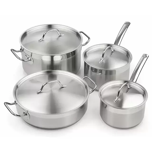 Cooks Standard 8 Piece Stainless Steel Cookware Set
