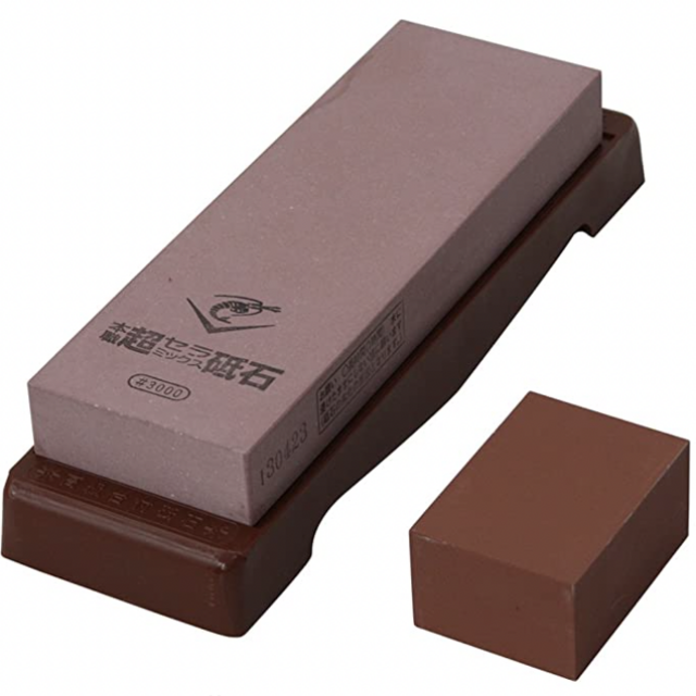 Naniwa Chosera 3,000 Grit Whetstone - with base