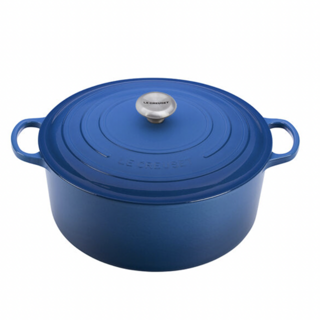 Le Creuset Round Dutch Oven (Marseille - 4.5 quarts)