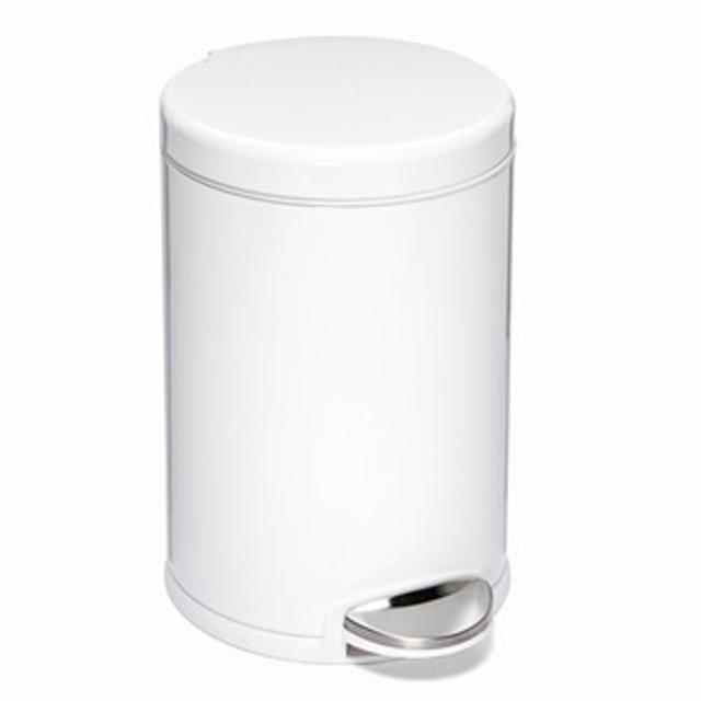 Container Store, simplehuman 1.2 gal. Round Step Can