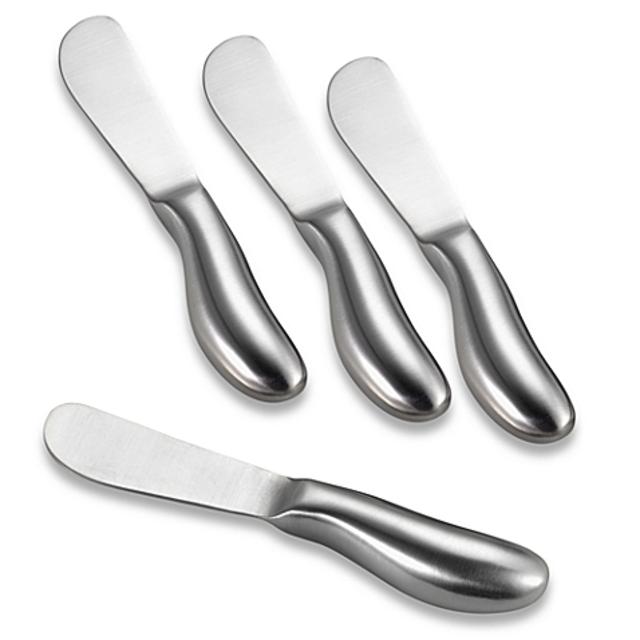 Stainless Steel Cheese Spreaders (Set of 4)