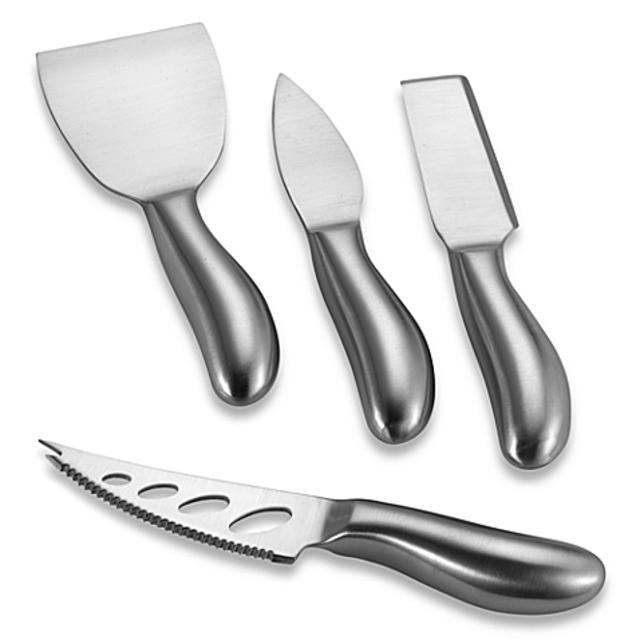 Stainless Steel Cheese Knives (Set of 4)