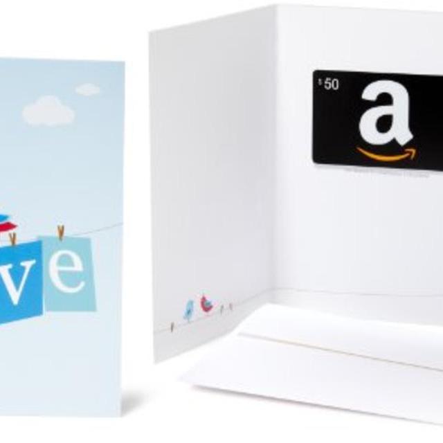 Amazon.com Gift Card in a Greeting Card (Various Designs)