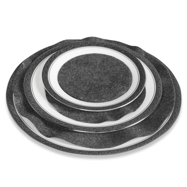 Hagerty Grey Felt Plate Separators