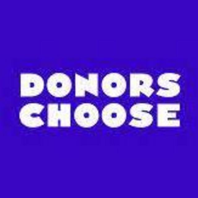Charity Donation: DonorsChoose