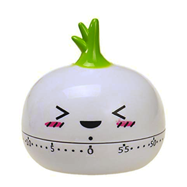 Tosangn Assorted Colors Mini Cute Animal Kitchen 55Mins Cooking Timer Countdown (White)