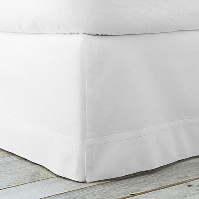 Smoothweave™ 14-Inch Tailored Queen Bed Skirt in White (Queen)