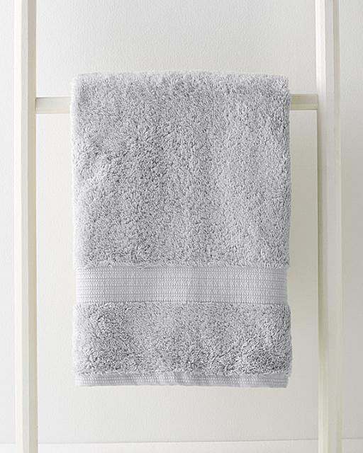 Egyptian Cotton & Bamboo Hand Towels (Whisper Blue)
