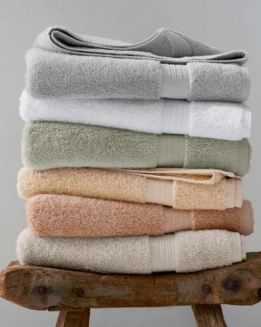 Egyptian Cotton & Bamboo Bath Towels (Whisper Blue)