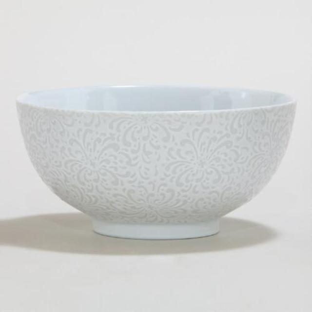 Floral Border Serving Bowl