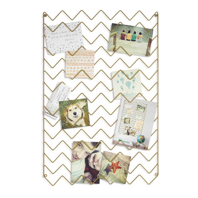 Umbra® Zig Zag Photo Collage Display in Gold