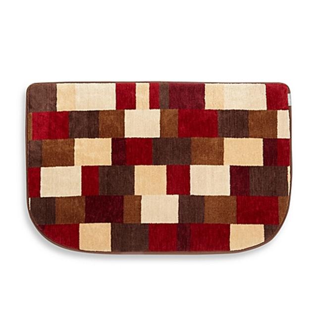 Microdry® Soft Spun 22-Inch x 32-Inch Memory Foam HD Kitchen Mat in Crimson