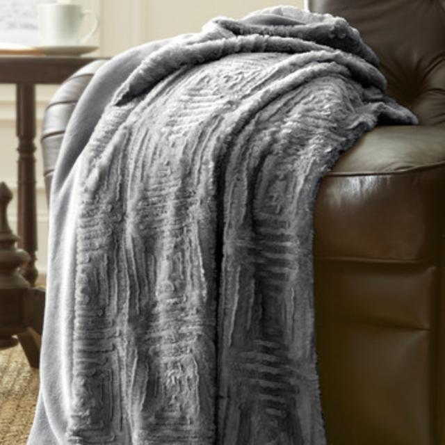 Ouasse Luxury Throw Blanket                        by                    Bungalow Rose