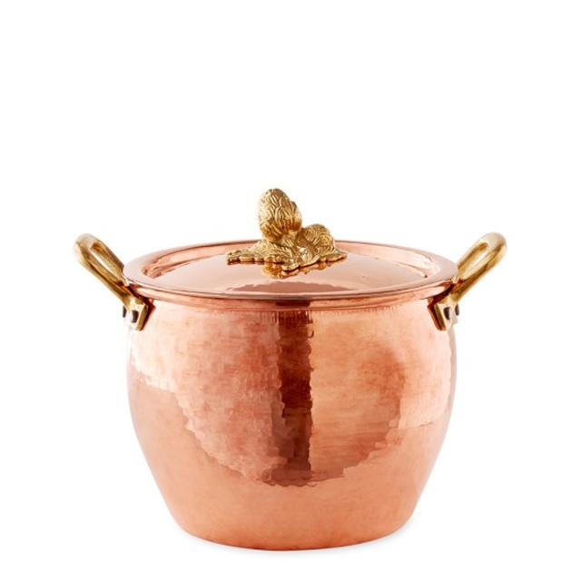 Ruffoni Copper Artichoke Handled Stock Pots