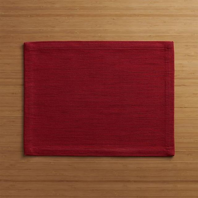 Grasscloth Ruby Placemat