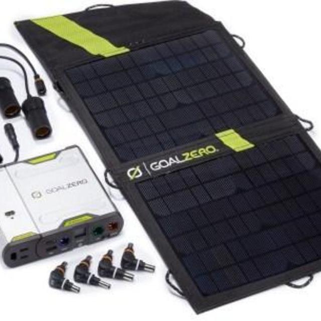Goal Zero Sherpa 50 Solar Recharging Kit with Power Inverter