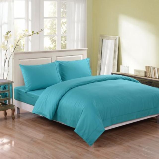 Honeymoon Bamboo Sheet 320 Thread Count Super Soft Breathable Fade-resistant 4PC Bedding Sheet Set Queen/King/CK, Deep Pockets, Easy Care - Emerald