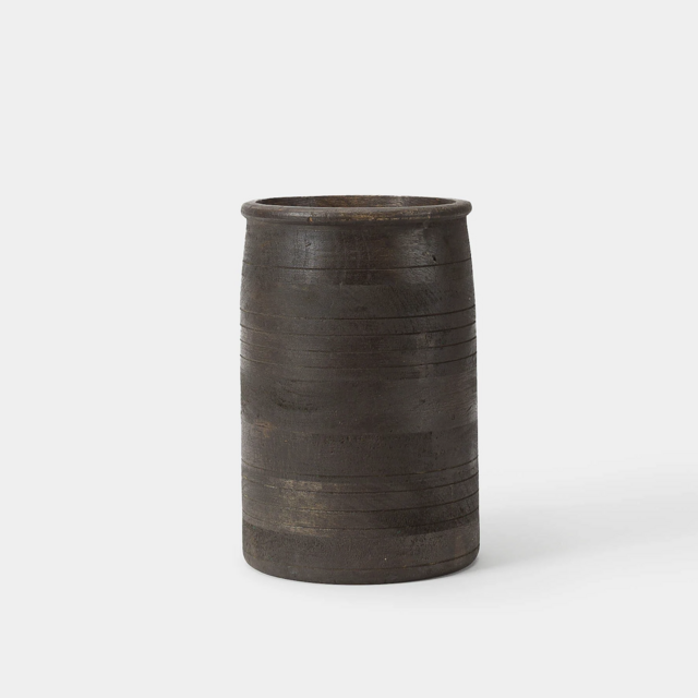 Dark Mango Wood Canister