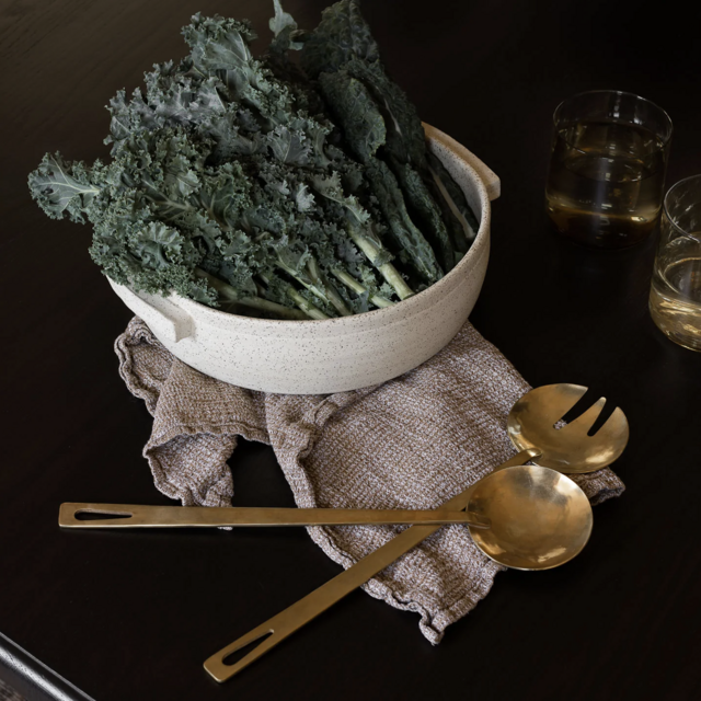 Handmade Brass Serving Utensils