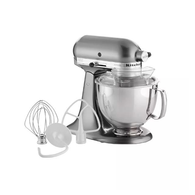 KitchenAid® Artisan® Series 5-Quart Tilt-Head Metallic Chrome Stand Mixer