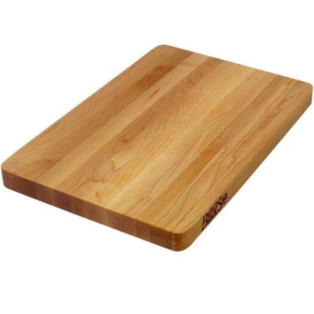 John Boos Block Chop-N-Slice Maple Wood Edge Grain Reversible Cutting Board, 10 Inches x 5 Inches x 1 Inches