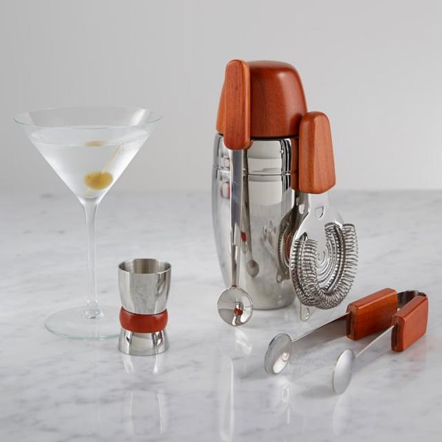 Bartender's Wood Cocktail Set