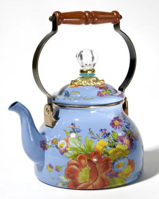 MacKenzie-Childs																	Flower Market Tea Kettles