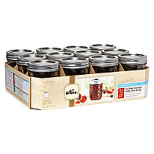 Kerr Pint (16oz) Mason Jars with Lids & Bands  12 Pack