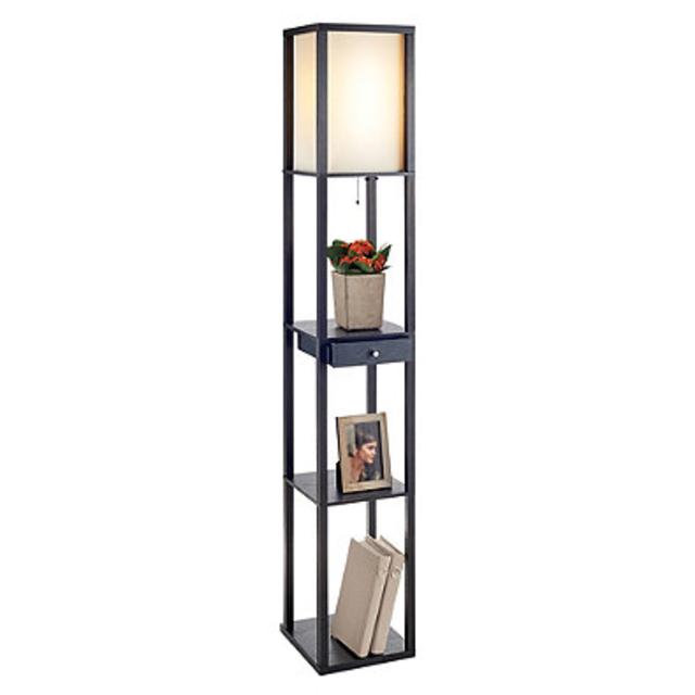Etagere Floor Lamp with Drawer