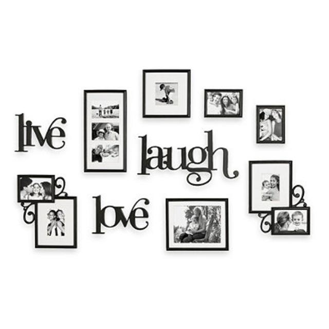 WallVerbs™ 10-Piece Live Laugh Love Wall Collection