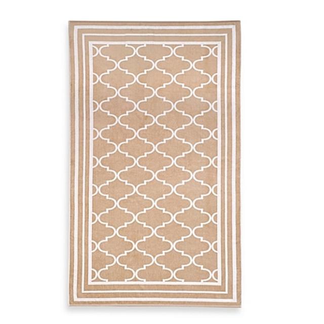 Fretwork Beach Towel in Sand