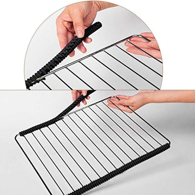 3 Packs BESEGO Oven Rack Shields, Premium Silicone Heat Resistant Oven Rack Shields against Burns Nasty and Scars, 14 Inch Oven Accessories and Protectors