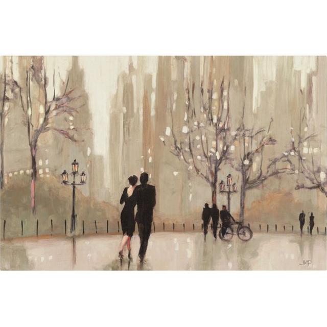 An Evening Out Neutral' by Julia Purinton Framed on Canvas by Trademark Art