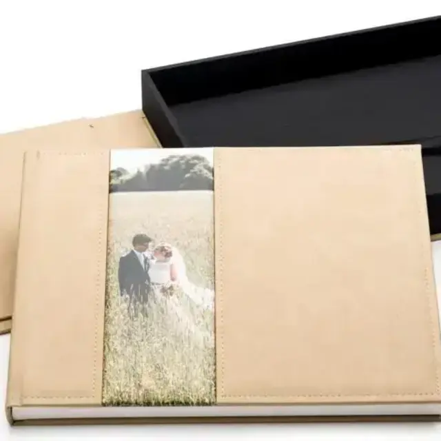 Leather Bound Wedding Photo Album