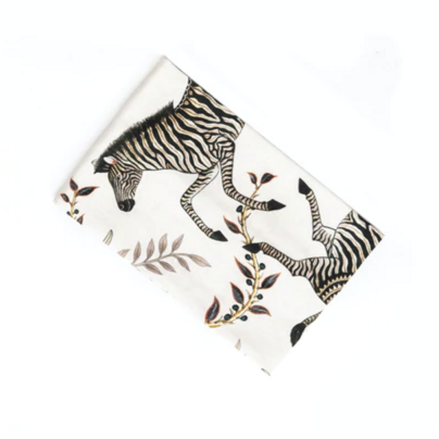 Blush Zebra Tea Towel
