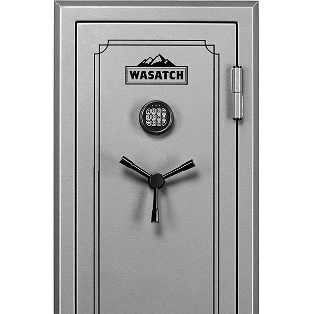 Wasatch Fireproof 24 Gun Firearm Safe - Pebble Gray