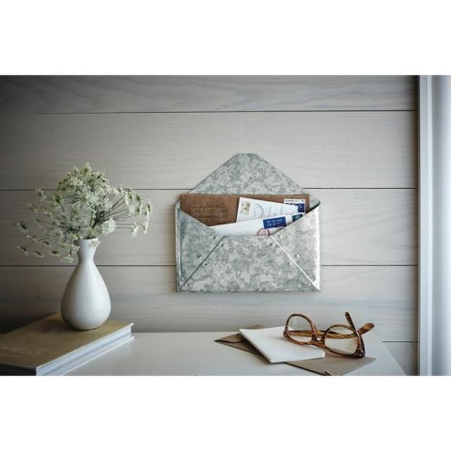 Galvanized Mail Holder product details page