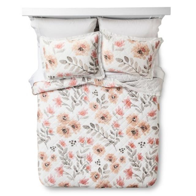 Threshold Floral Watercolor Quilt